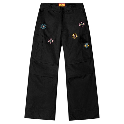 AFGK25FW民族风刺绣打褶长裤