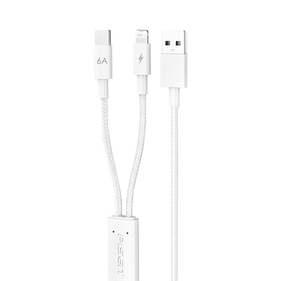 品胜66W超级快充数据线二合一