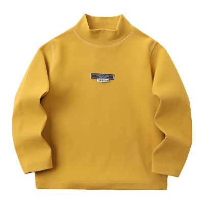 秋冬加厚男童自发热保暖打底衫