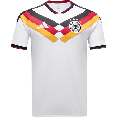 Adidas/阿迪达斯正品2025男士V领训练耐穿套头足球短袖KD8363