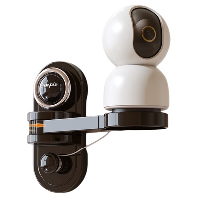 吸盘摄像头置物架免打孔壁挂