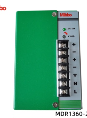 议价Mibbo米博MDR1360-24S220转12 48V直流开关电源1100 1150-24F