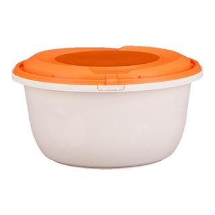 一次性圆形防盗锁扣外卖打包盒汤面碗餐盒麻辣烫圆盒便当