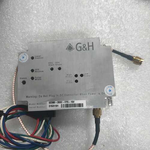 议价QC080-20DC-FPS-15V   G&H射频开关，原维修