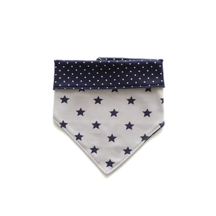 Akasugu爱舒屋三角口水巾婴儿三角形围嘴男宝宝两岁孩a类防吐奶兜