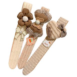 一体式发卡儿童碎发收纳神器小女孩魔术贴发箍可爱卡通刘海贴头饰