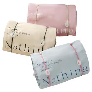 折叠旅行化妆包女分区便携大容量洗漱四合一收纳卷袋旅游出差神器