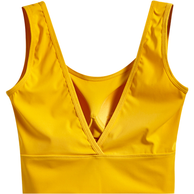 带胸垫一体式冰丝美背背心