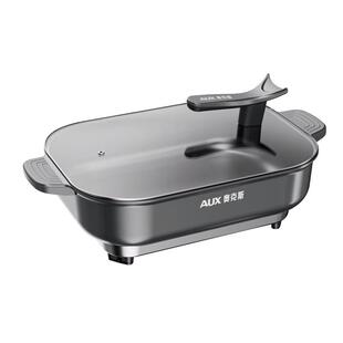 奥克斯烤鱼专用电烤炉烤涮一体锅家用电烤盘不粘烤肉锅火锅二合一