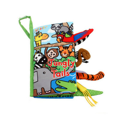 jollybaby动物尾巴早教布书