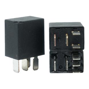 汽车喇叭空调风扇油泵大灯继电器12V24V60A小扁继电器4脚5脚