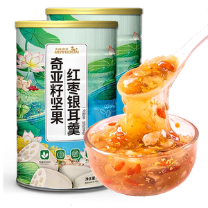 红枣坚果银耳羹冲泡即食桂花藕粉