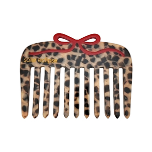 Solar Eclipse LEOPARD BOW POCKET 梳子revolve小众新款