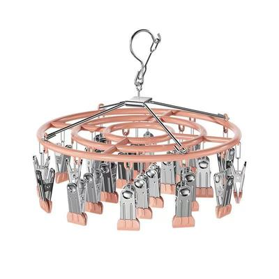 不锈钢晾衣架圆形晾衣架加粗加厚