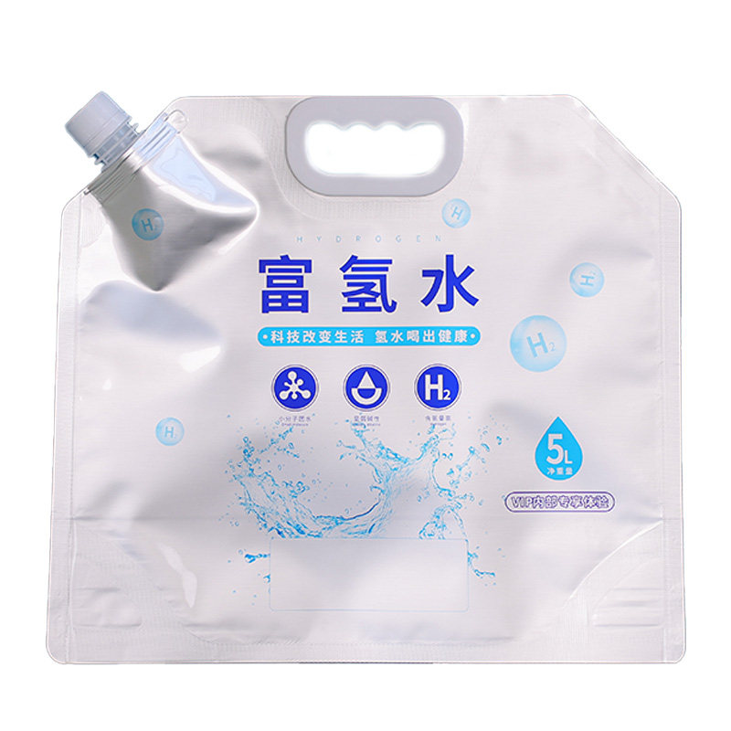 富氢水锁氢吸嘴袋5L10L带水龙头蝴蝶阀铝箔食品级包装袋子可定制