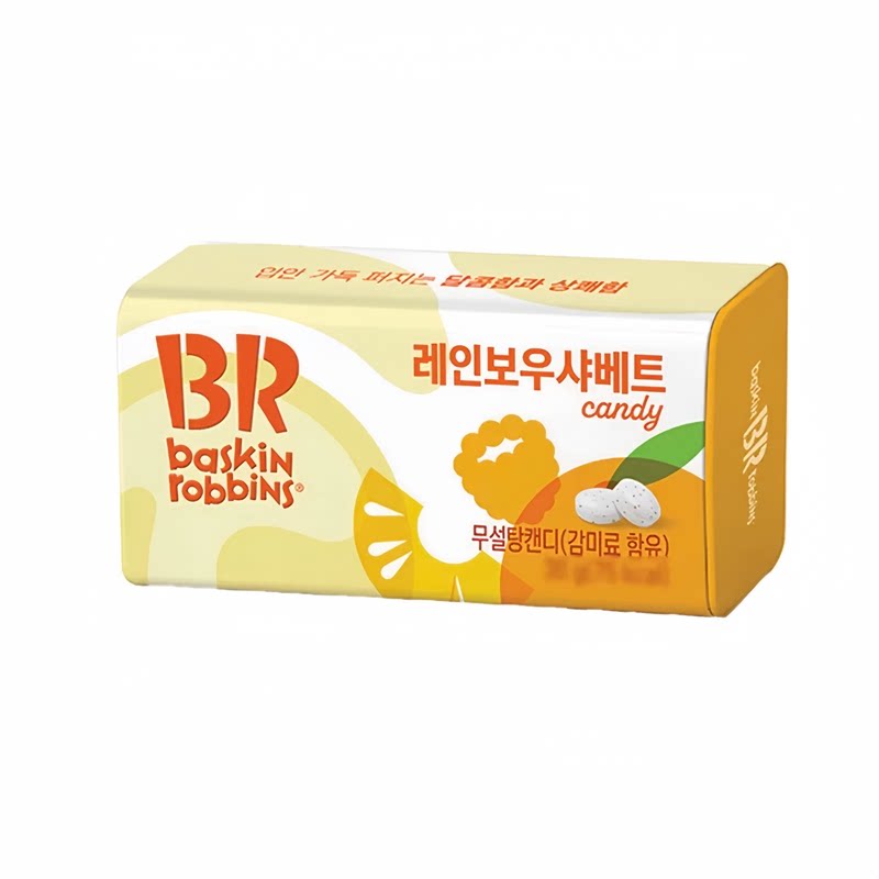 BR芭斯罗缤铁盒糖彩虹雪葩苹果
