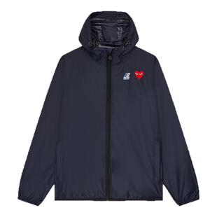 IT CDG PLAY COMME des GARÇONS川久保玲情侣款连帽夹克拉链外套