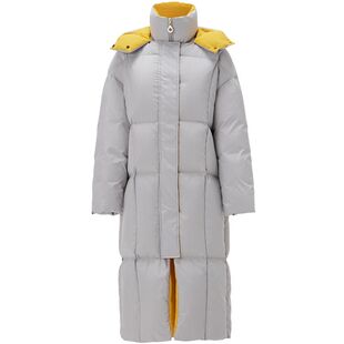 鹅绒中长款加厚超轻过膝东北宽松超厚防寒服北方面包鹅绒服羽绒服