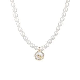 【自营】daisy beauty星芒珍珠项链女法式气质淡水珍珠锁骨链礼物