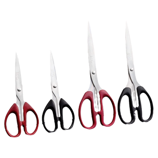 晨光文具 办公剪刀 学生手工DIY剪纸刀便捷式省力工业美工家用拆快递不锈钢无尖圆头厨房裁缝随身多功能剪子