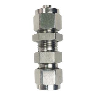 304不锈钢快拧穿板快速直通PU管软管四氟管气管桥架过桥锁母接头