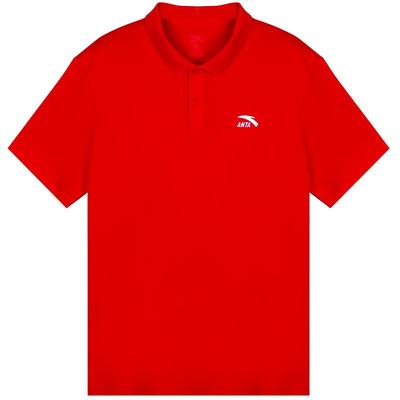 安踏宽松大码速干运动polo衫女