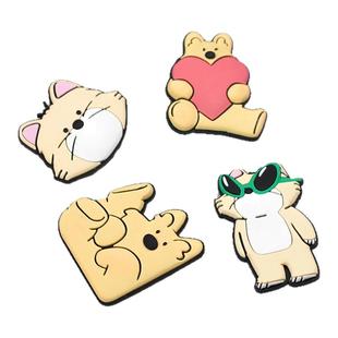 韩国scottie friends可爱卡通硅胶洞洞鞋装饰扣云朵拖鞋鞋花ins风