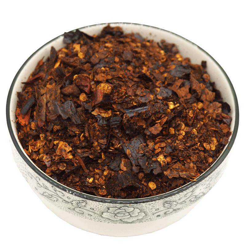 贵州特产糊辣椒粉遵义虾子糊辣椒面500g辣椒面柴火炒制胡海椒面