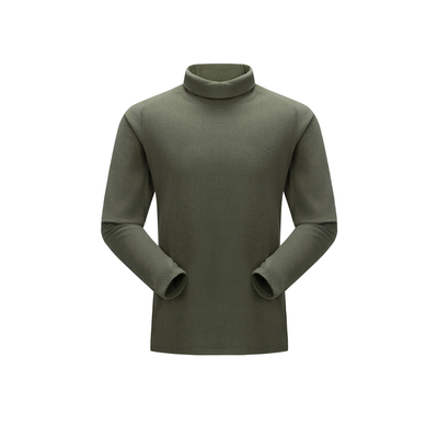 安德玛抓绒衣翻领套头保暖打底衫