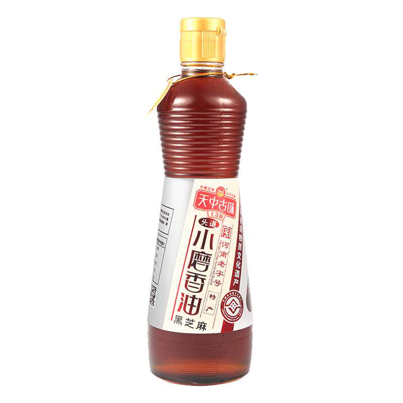 河南纯黑芝麻油天中古味