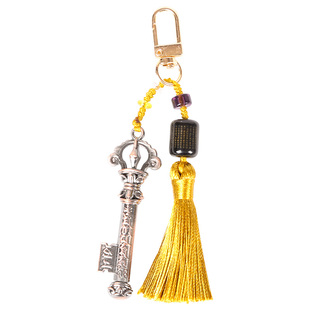 合金元亨利贞招财密轮无量殊胜密钥挂件开库钥匙扣平安汽车挂饰