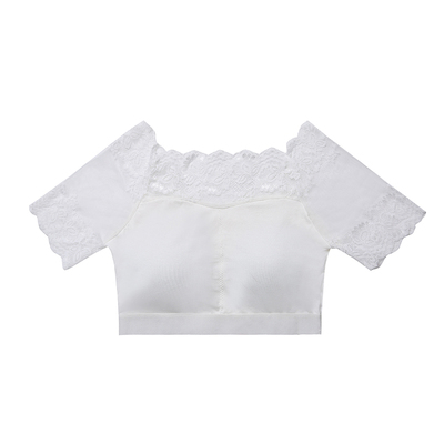 半身百搭网纱蕾丝莫代尔短款内搭