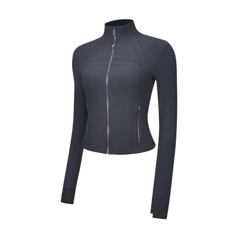 Define女士短款夹克 *罗纹 Nulu™ 速干芯吸丨lululemon丨LW3HB6S