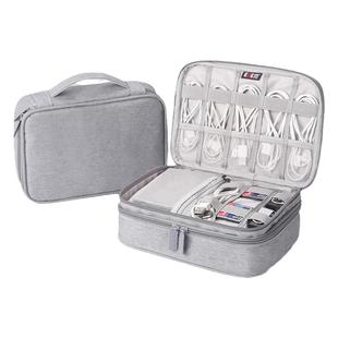 数码收纳包充电器电源线收纳盒大容量电子产品收纳包保护套电源包耳机U盘U盾充电宝数据线收纳包