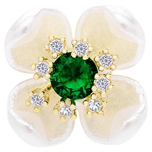 皇家莎莎小领针领扣防走光固定衣服女衬衫领子仿水晶领花衣领配饰