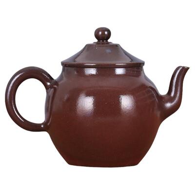 200ml 建水陶壶泡茶壶功夫茶壶手工茶具茶器张智溢柴烧宫灯壶 W32