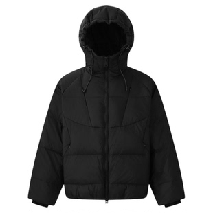 布老哥Blog冬季保暖解构90白鸭绒连帽羽绒服宽松面包服外套W624