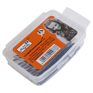 黑色一字夹简约基础碎发夹刘海夹后脑勺盘发夹子边夹韩国发饰头饰