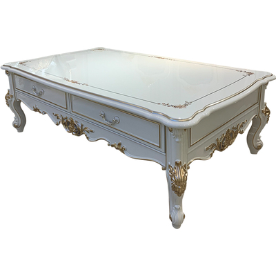 欧式茶几实木雕花茶几电视柜组合