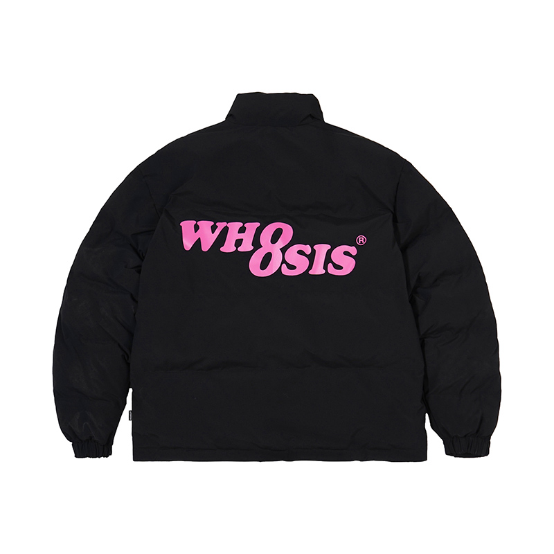 WHOOSIS（不知其名）经典8字logo基础棉服秋冬棉衣保暖男女厚外套