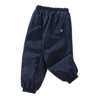 加绒秋装冲锋裤儿童运动裤