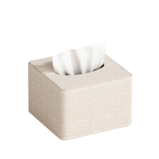 纸巾盒商用餐厅创意皮革饭店正方形简约餐巾纸盒抽纸盒定制印LOGO