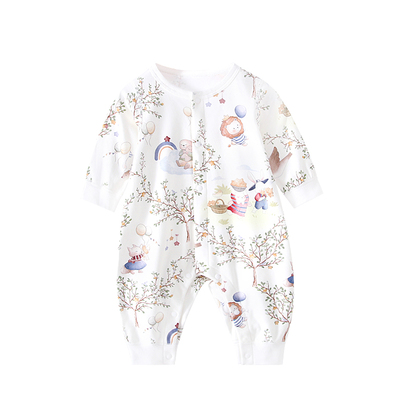 柠檬爬爬长爬纯棉秋装可爱超萌