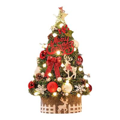 圣诞树家用摆件装饰品diy材料包小型圣诞节桌面装饰套装2025新款