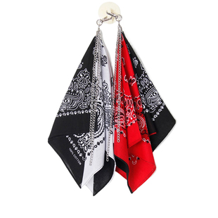 KRZT原创潮流街头裤链子配饰ins腰果花方巾嘻哈裤巾裤子挂件包包