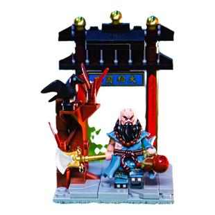 中国积木水浒传108将英雄花和尚鲁智深人仔武松 宋朝岳飞士兵迪库