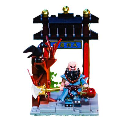 迪库水浒传花和尚鲁智深积木人仔