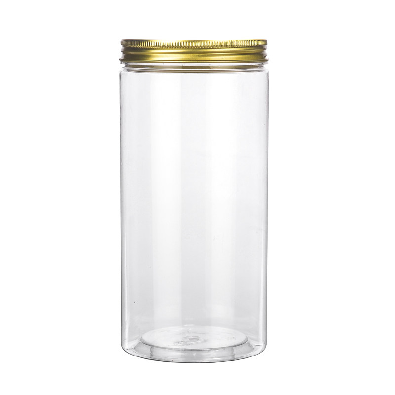 带盖圆形加厚蜂蜜饼干塑料瓶子