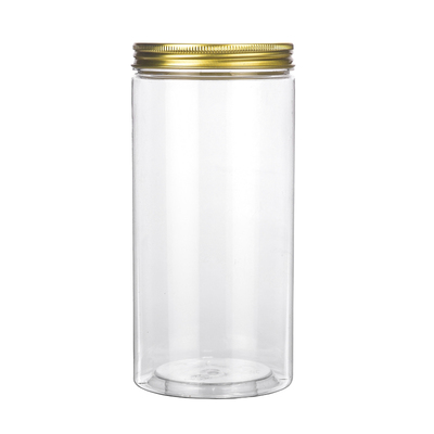 带盖圆形加厚蜂蜜饼干塑料瓶子