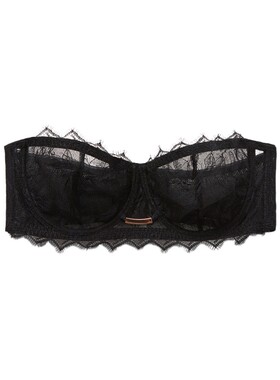 Intimissimi意舒漫26夏季新品睫毛蕾丝性感纯欲薄款抹胸RB2594F